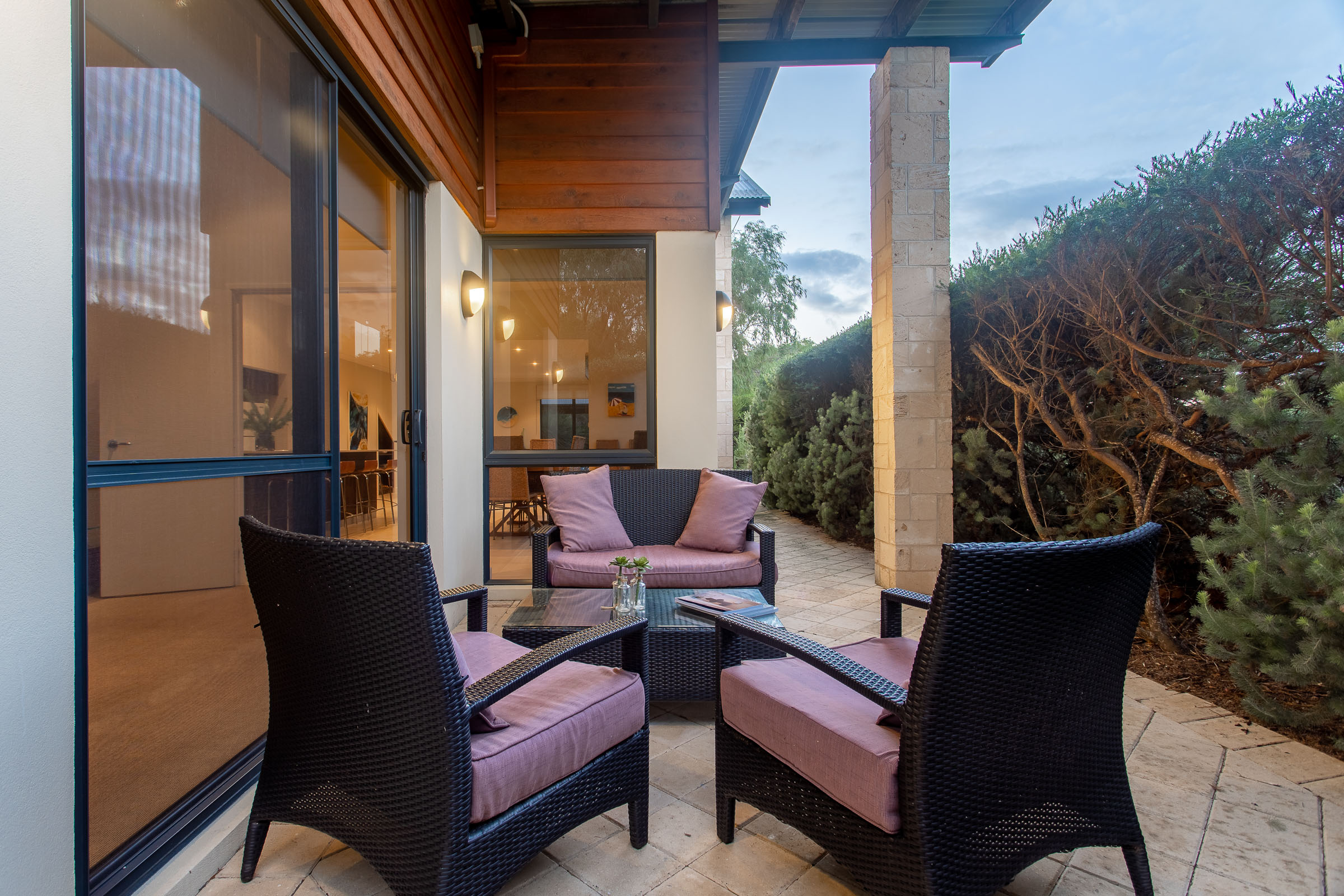 Alfresco seating area