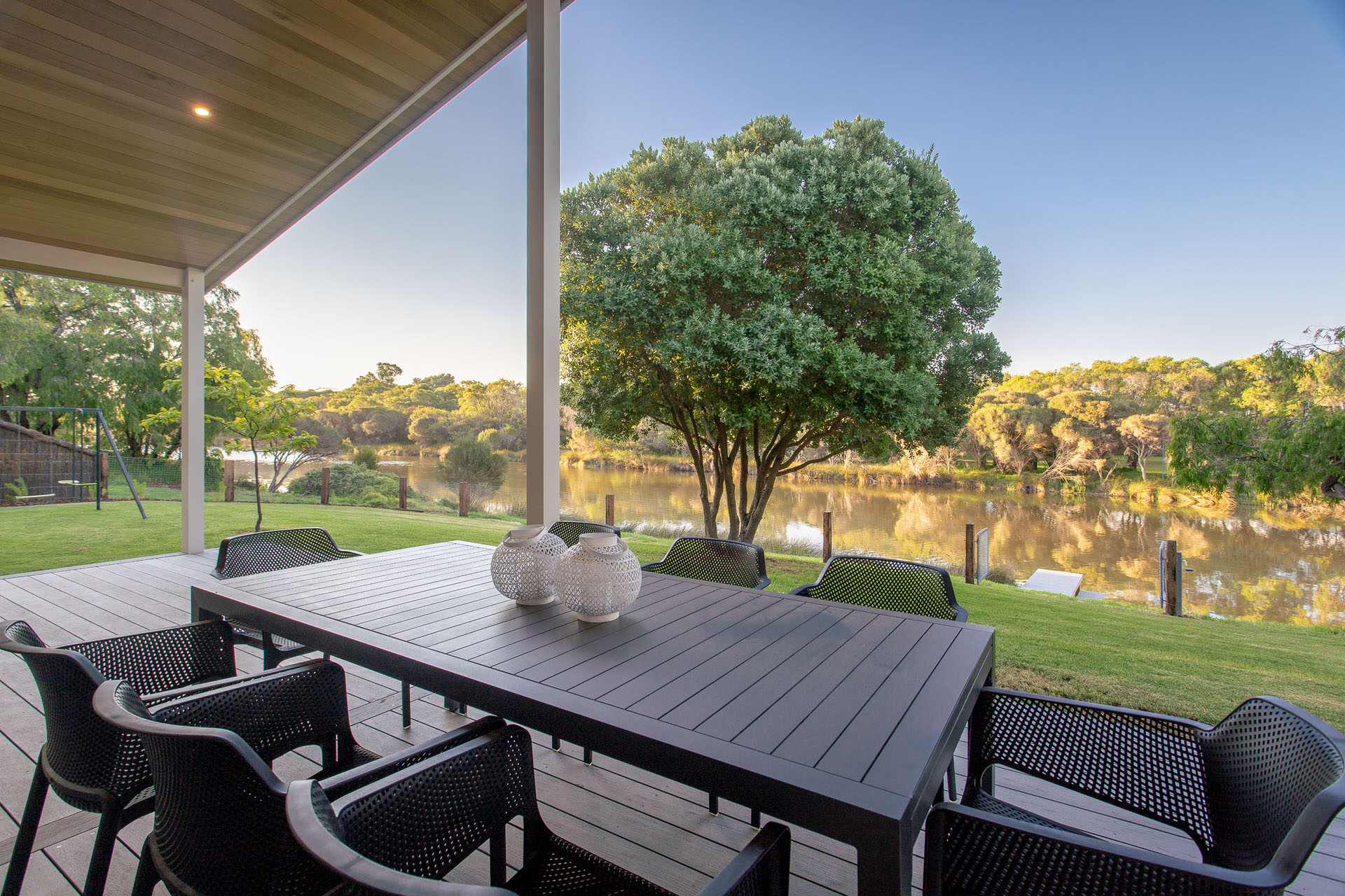 Back verandah overlooking the inlet