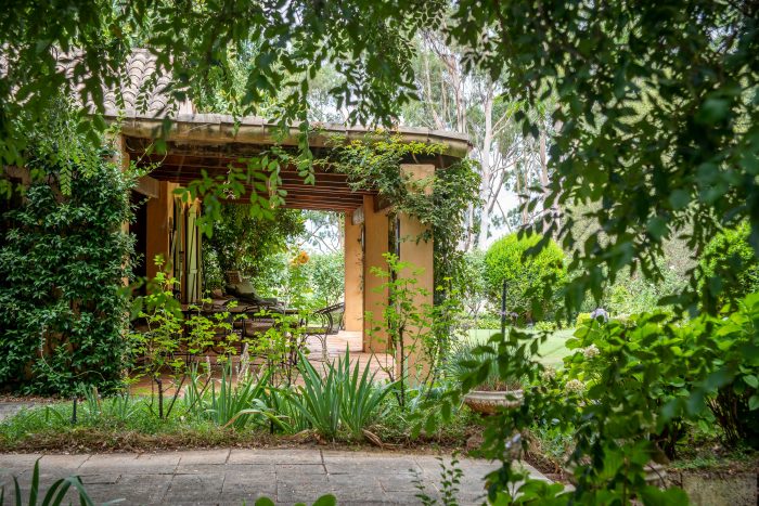 sideview from garden